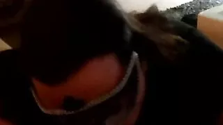 After dinner blow job