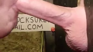 Blasen, Schwuler Sex, Gloryhole, Satin, Schlucken