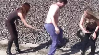 Whipping Ladies in Action