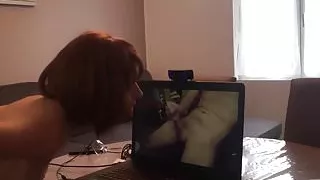 Un Fan Ejac pour moi en Cam