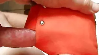 orange patform shoe getting fucked