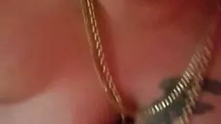 Mature giveING me a tit wank