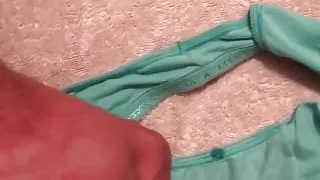 Cumming on her panties