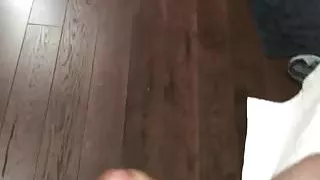 Cumming on the edge of the bed