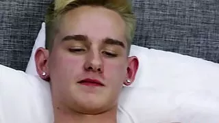 Lusty Morgan Miles loves stroking his fat boner solo