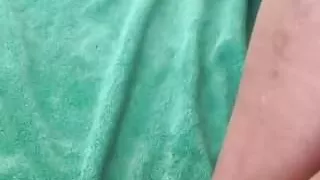 Hot footjob with sexy purple toes 4