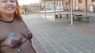 Exhibitionism in street public 2