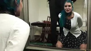 British sub analized in interracial threeway