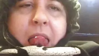 Fucking myself with a meat tenderizer