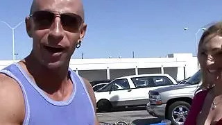 Savannah James picked up while shopping for big dick