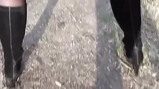 Standing Pee From Behind