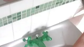 Busty Tina - Washing my feet