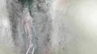 chinese ball in hairy pussy