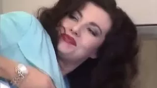 Hairy Italian anal in the kitchen