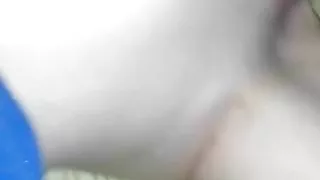 Hot wife suck cock and fucks black dildo.