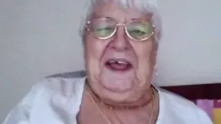 Granny Barbara is showing her sexy fat ass