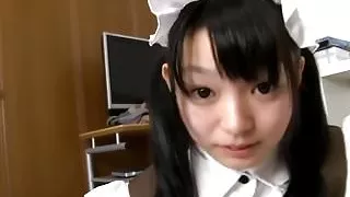 Blasen, Japanischer Sex, Japanerin, Hausmädchen, POVsex, Hübsch