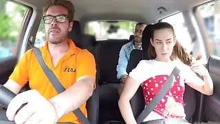 Fake Driving School Horny learners secret suck and fuck