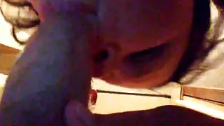 My bbw wife sucking my dick