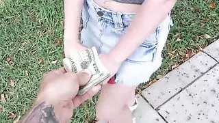 Awesome blonde girl Crystal Young doesnt mind banging