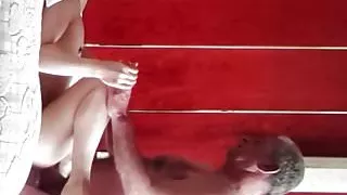 Tang Li orgasms and gets her pussy creamed