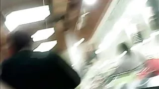 Bella GrandMaturLatina Gorgeous Nalga Gorda Azul Leggings 2