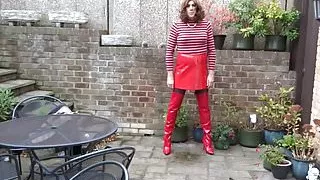 Boty, Crossdresser, Semno, Oblečenie, Gay, Honenie
