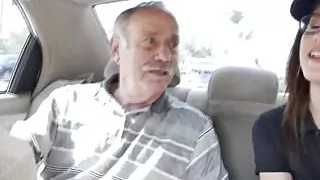 Spex teen sucks oldmans cock before fucking