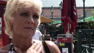 Young Boy Picked Up Granny Tourist For Fucking