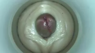 Cum up inside mature JP cunt