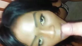 pretty young black fuck with a white man