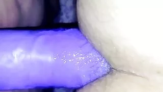 My kinky bitch stretching my arse wide