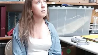 Brooke Bliss hammered by real big dick cop in the office