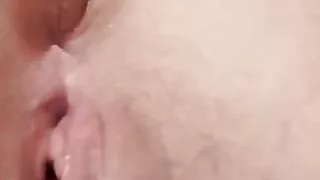 Big butt blonde bending over