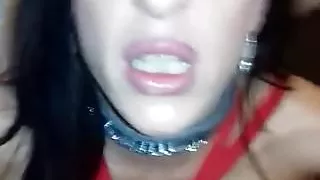 Tiffany Morriss wanking cock and facial