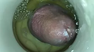 Golden cum fountain by cum cam man