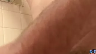 Awesome hunk Daniel DeLong enjoys playing with his pecker