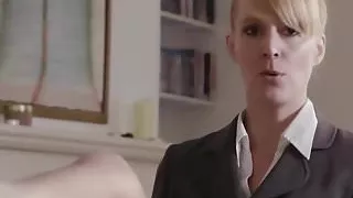 British MILF Boss Foot Tease