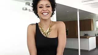 Brown roundass babe plowed in tight pussy