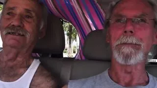 Teenage babe jerks oldman cock before fucking