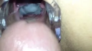 Cum inside speculum