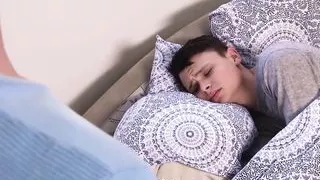 FamilyDick- Cute tiny bottom boy woken up by sexy daddy cock