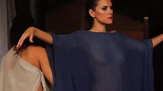 Slaves of Desire: Dominant Lesbian Massage In Hot Threesome