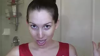 Lelu Love-POV Blowjob Ball Licking Cum On Hair Bun