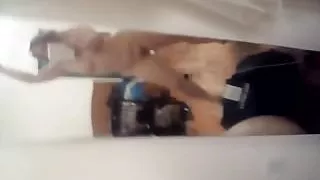 Dancing to a Christmas song