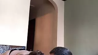 Wife tied up with vibrator