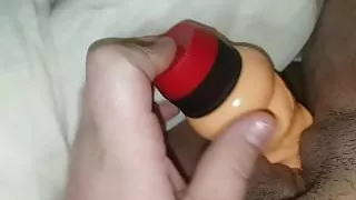 Masturbation geiler Dildo