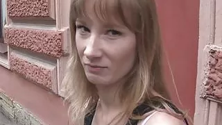 European amateur doggystyled on casting