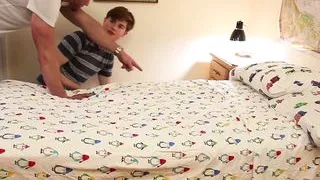 FamilyDick - Sexy muscle daddy punish fucks step son for smoking