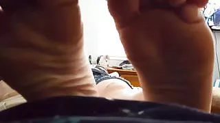 BARE FOOT & Showing Soles girl